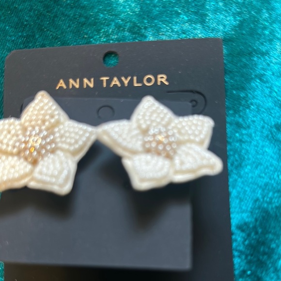 Ann Taylor Cream Textured Hair Clip - Picture 3 of 3